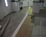 Nirvana V-groove laminate flooring installation, starting the installation