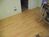 Shaw Gray laminate flooring, installed in living room