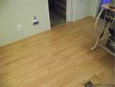 Shaw Gray laminate flooring, installed in living room