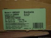 Bruce engineered hardwood flooring box label from Lowes 