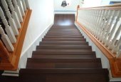 Mohawk laminate flooring installed on this stair case