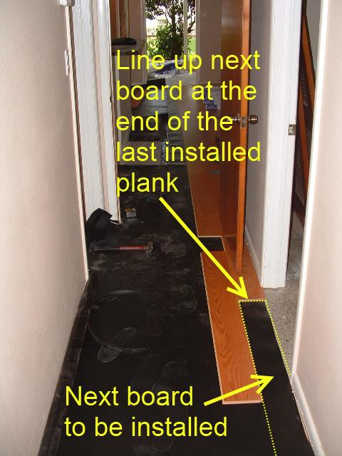 Installing Laminate Down Hallways From, How To Install Vinyl Plank Flooring In Multiple Rooms