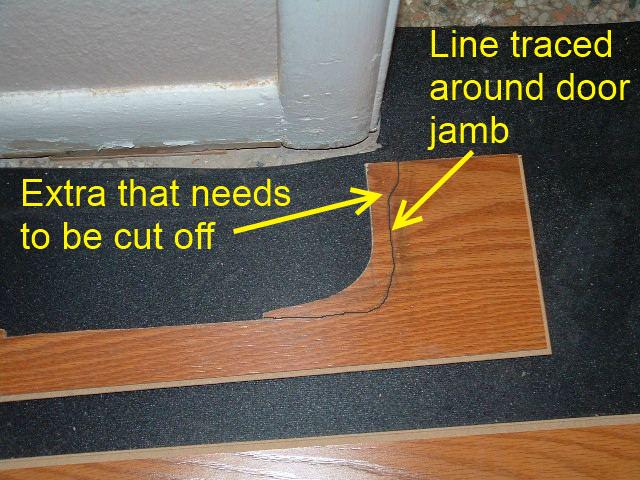 Installing Last Row Of Laminate Flooring In Hallways