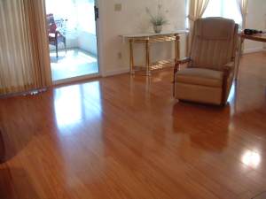 This is Vanier laminate flooring that looks just like real hardwood floors at substantially less.