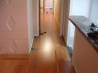 I installed Quick step Eligna, Canyon oak, 8mm in the living room all the way down the hall 