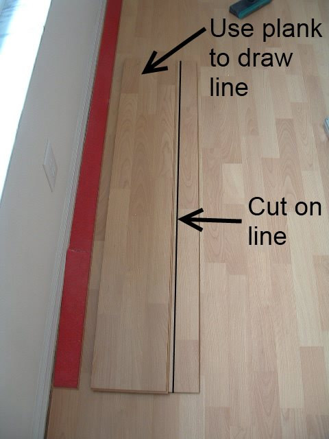 Installing Last Row Laminate Flooring