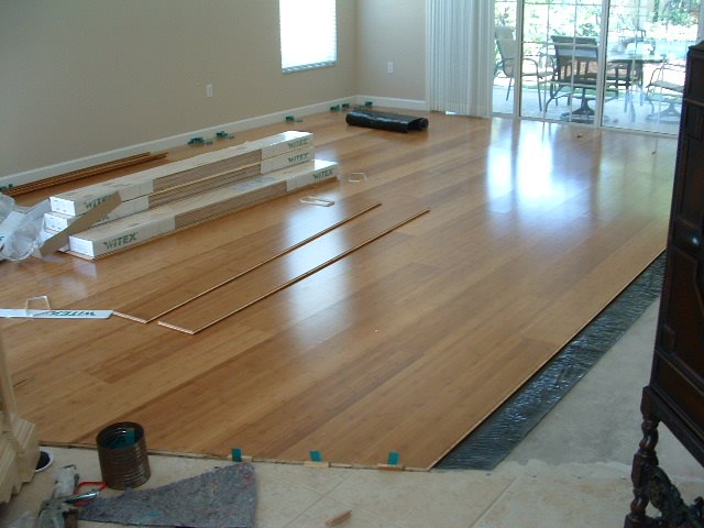 Floating Wood Flooring, Wood Easy to Install