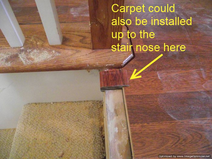 Installing Laminate On Top Stair To Carpet, How To Install Carpet On Top Of Laminate Flooring