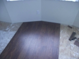 Bad Laminate flooring Quarter round  