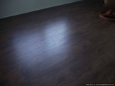 Bad Laminate flooring Quarter round  