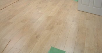 Balterio laminate flooring installed in a conference room