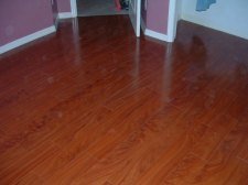 Lumber Liquidators St. James laminate flooring finished floor.