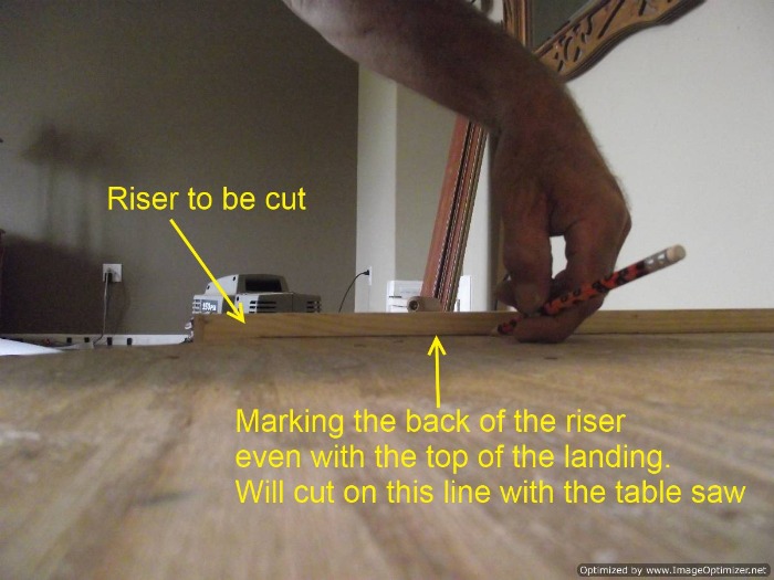 Installing Laminate On Angled Stairs, How To Install Hardwood Flooring On A Stair Landing Net