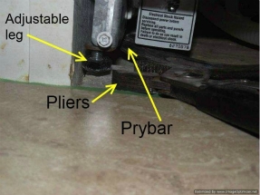 Installing laminate under dishwasher